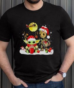 Baby Yoda And Groot Santa Christmas Shirt, Disney Star Wars Christmas Shirt