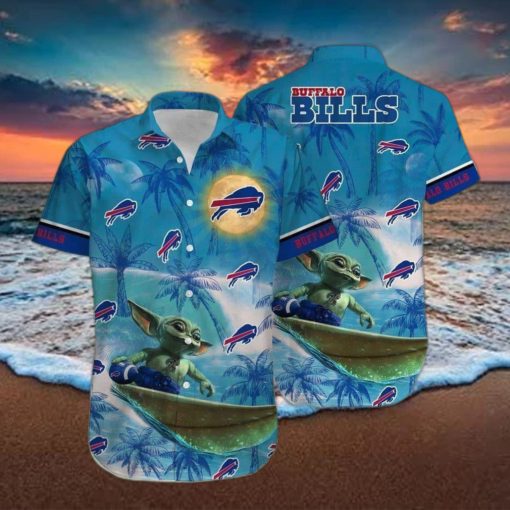 Baby Yoda Star Wars Nfl Buffalo Bills Hawaiian Shirt