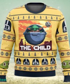 Baby Yoda The Child Mandalorion Ugly Christmas Sweater 3D Gift For Men And Women