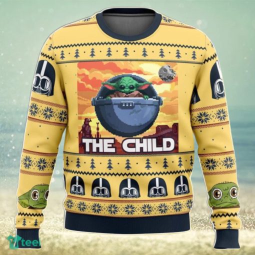 Baby Yoda The Child Mandalorion Ugly Christmas Sweater 3D Gift For Men And Women