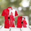 Hennessy Mickey Mouse Hibicus Flower Gift Hawaiian Set Shirt And Short Summer Beach