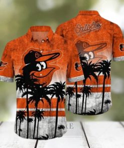 Baltimore Orioles Orange Hawaiian Shirt - Limotees