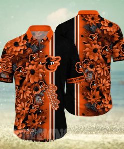 Baltimore Orioles MLB Floral Classic Full Printed Hawaiian Shirt