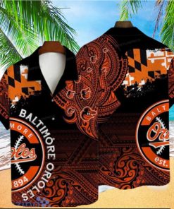 Baltimore Orioles Mickey Surfing Lover Hawaiian Shirt - Limotees
