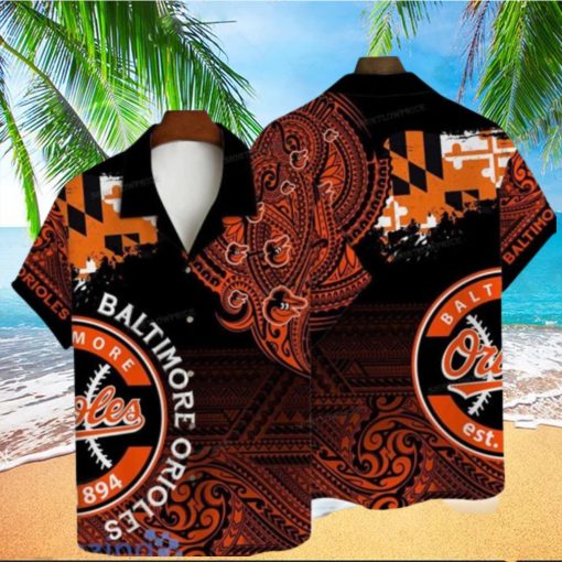 Baltimore Orioles Major League Baseball Hawaiian Shirt