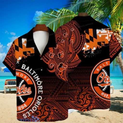 Baltimore Orioles Major League Baseball Hawaiian Shirt