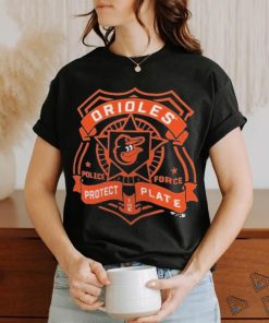 Baltimore Orioles Police Badge Protect Plate shirt
