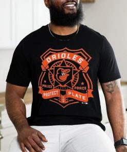 Baltimore Orioles Police Badge Protect Plate shirt