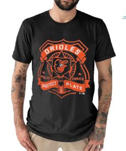 Baltimore Orioles Police Badge Protect Plate shirt