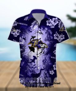 Baltimore Ravens NFL For Sport Fans 3D Hawaiian Shirt