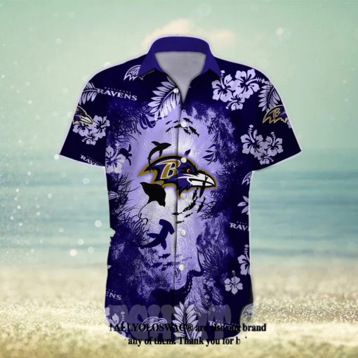 Baltimore Ravens NFL For Sport Fans 3D Hawaiian Shirt