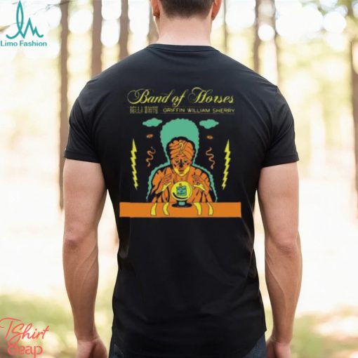 Band Of Horses Griffin William Sherry 2023 Tour Merch, Band Of Horses Concert Tickets 2023 Live Tour Dates Shirt, Band Of Horses Tour 2023 T Shirt
