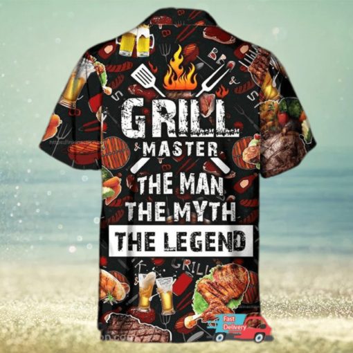 Barbecue Food Grill Master BBQ Hawaiian Shirt