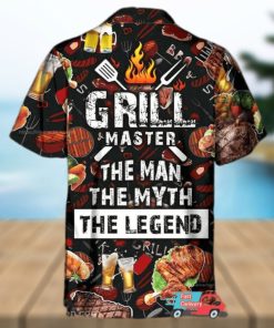 Barbecue Food Grill Master BBQ Hawaiian Shirt