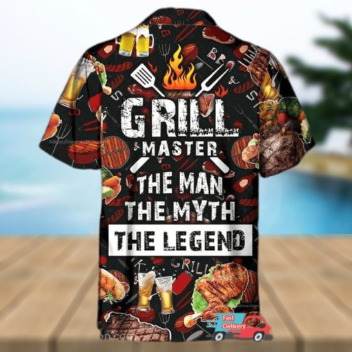 Barbecue Food Grill Master BBQ Hawaiian Shirt