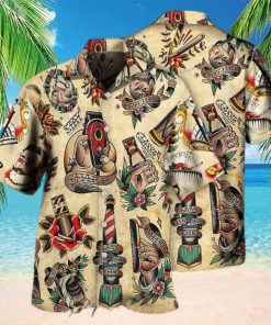 Barber Born Sharp Stay Sharp Hawaiian Shirt