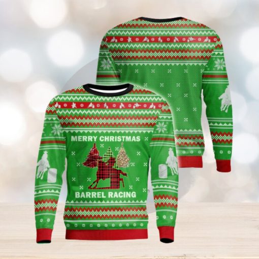 Barrel Racing Ugly Christmas Sweater