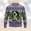 Funny Snowman Ugly Christmas Sweater Black Gift For Men And Women