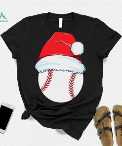 Baseball for ball Santa Christmas Day shirt