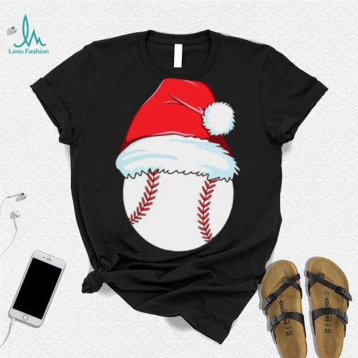 Baseball for ball Santa Christmas Day shirt