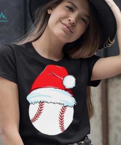 Baseball for ball Santa Christmas Day shirt