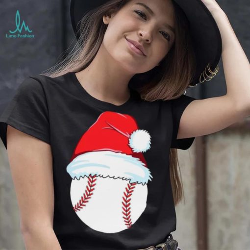 Baseball for ball Santa Christmas Day shirt