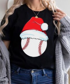 Baseball for ball Santa Christmas Day shirt