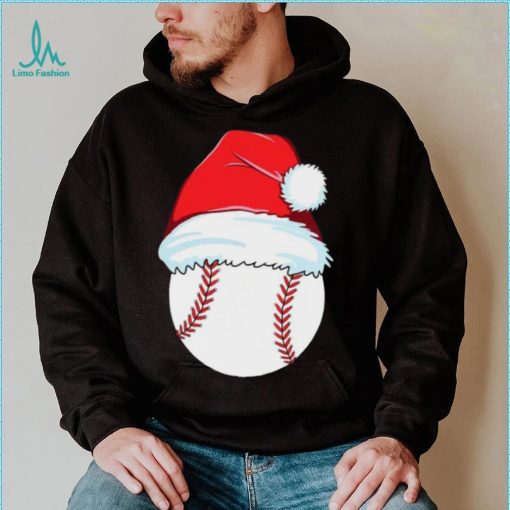 Baseball for ball Santa Christmas Day shirt