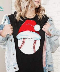 Baseball for ball Santa Christmas Day shirt