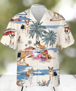 Basenji Summer Beach Hawaiian Shirt