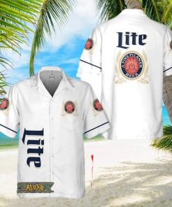 Basic Printed Miller Lite Hawaii Shirt For Men And Women Gift Hawaiian Beer