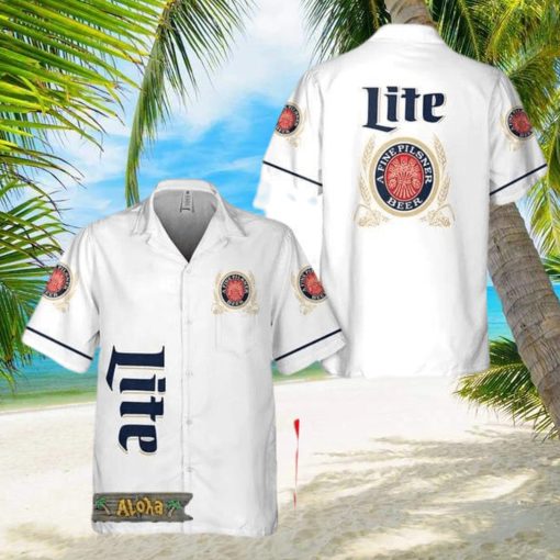 Basic Printed Miller Lite Hawaii Shirt For Men And Women Gift Hawaiian Beer