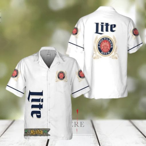 Basic Printed Miller Lite Hawaii Shirt For Men And Women Gift Hawaiian Beer