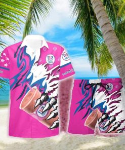 Baskin Robbins Monster Claw Gift Hawaiian Set Shirt And Short Summer Beach