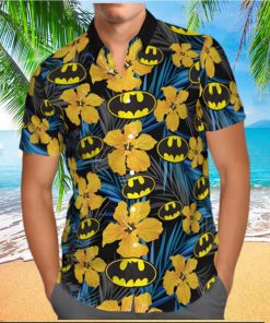 Batman Logo Floral Hawaiian Shirt Summer Shirt