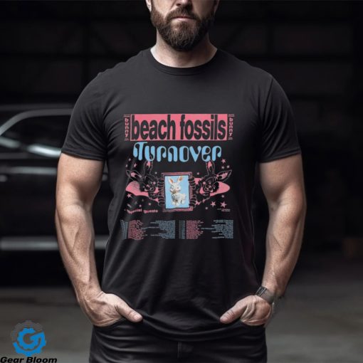 Beach Fossils North American Tour 2023 Merch, Beach Fossils The Bunny Tour With Special Guest Turnover Tickets Shirt, Beach Fossils 2023 Concert Shirt