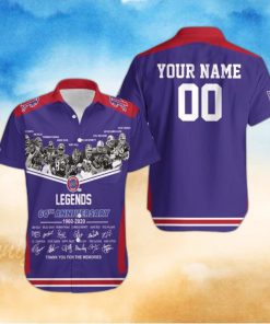 Beach Shirt Buffalo Bills Legends Sign 60Th Anniversary Afc West Champions Snoopy Fan Personalized Hawaiian Shirt