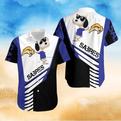 Beach Shirt Buffalo Sabres Snoopy For Fans 3D Hawaiian Shirt