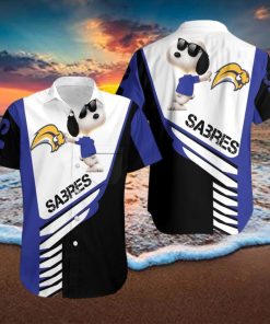 Beach Shirt Buffalo Sabres Snoopy For Fans 3D Hawaiian Shirt