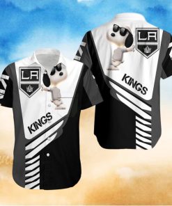 Beach Shirt Los Angeles Kings Snoopy For Fans 3D Hawaiian Shirt