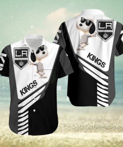 Beach Shirt Los Angeles Kings Snoopy For Fans 3D Hawaiian Shirt