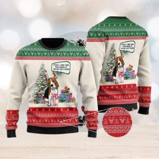 Beagle Dog Ugly Christmas Sweater For Men And Women