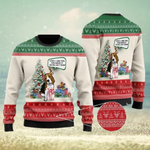 Beagle Dog Ugly Christmas Sweater For Men And Women