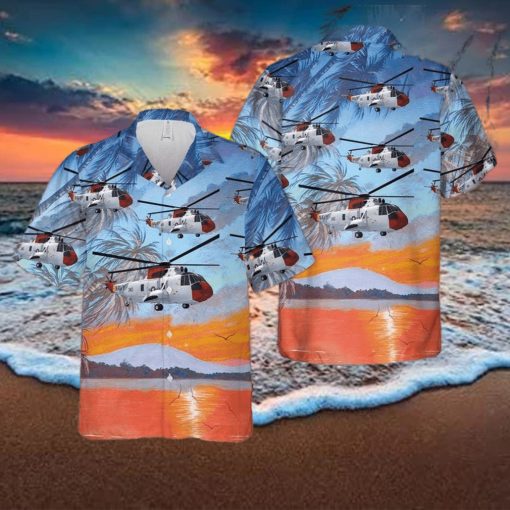 Beautiful Beach Us Navy Sikorsky Seaking Unisex Hawaiian Shirts