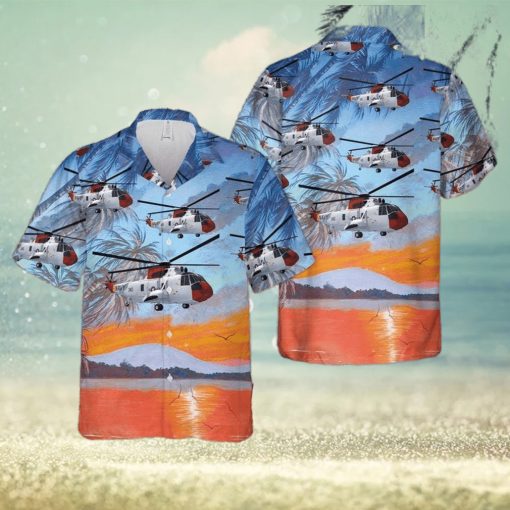 Beautiful Beach Us Navy Sikorsky Seaking Unisex Hawaiian Shirts