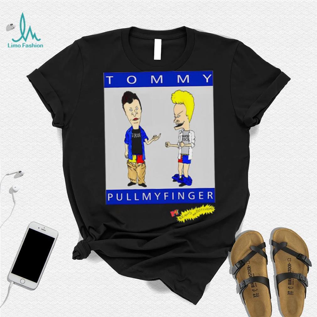 Tommy pull deals my finger shirt