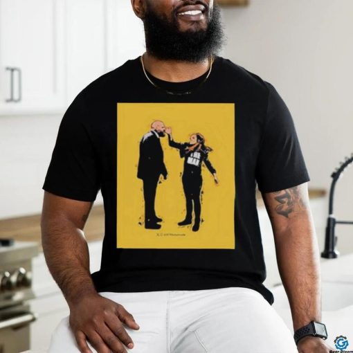 Becky Lynch Slaps Triple H On Smackdown Shirt