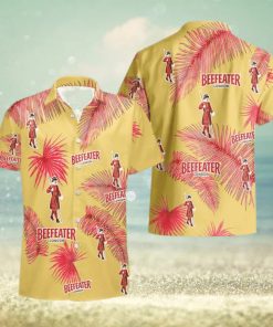 Beefeater Gin Palm Leaves Tropical Hawaiian Shirt And Shorts Unique Summer Gift