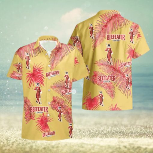 Beefeater Gin Palm Leaves Tropical Hawaiian Shirt And Shorts Unique Summer Gift