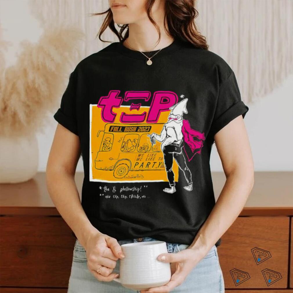 Beefy squid bus driver Fall Rush 2023 we like we like to party shirt Beefy squid bus driver Fall Rush 2023 we like we like to party shirt